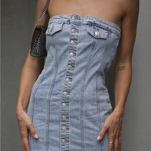 Meshki denim dress in XS - new with tag